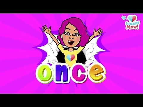 Sight Words For Kindergarten: "Once" | High Frequency Word | Learn To Read And Spell