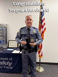 Congratulations to Sergeant Borchardt on his retirement from the State of Nevada Highway Patrol. Sgt. Borchardt began his career in 1998 where he served and protected for 27 years! We thank you Sgt. Borchardt for your leadership, guidance and service. We wish you all the best in your next chapter! | Nevada State Police