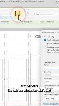 Part 2- Window Series #9 - How to Create a Window Handle in Revit