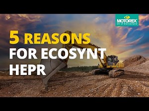 5 reasons for ECOSYNT HEPR | biodegradable hydraulic oil