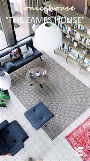 ICONIC HOUSE 02 - RICHARD et RAY EAMES 🇺🇸 THE EAMES HOUSE #casestudyhouse #architecture #rendu3d