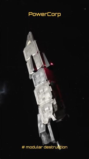 PowerCorp - piloting a destroyed spaceship #godot #space #indiegame