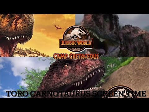 Jurassic World Camp Cretaceous Saga Toro Carnotaurus Screen Time