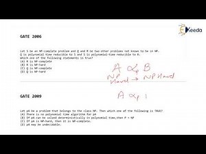 NP Completeness in Algorithms: GATE Questions Breakdown - Part 1 | GATE COMPUTER SCIENCE ENGINEERING