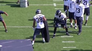 86K views · 359 reactions | ➕ Non Padded Tackling Drills ♿️  Seahawk Tackling  “Hawk & Lift” Recuerda, “Heads Up” (el mentón en alto) que el “facemask” apunte siempre hacia arriba.  Algunos prefieren en aras de un mejor tackleo el cruzar al lado contrario el casco. #RBsTFZ #Tackling ™️ Coach Dan Casey | Running Backs & The Fly Zone | Facebook
