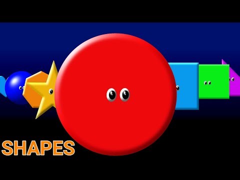 Learn Shapes for Toddlers & Kids | 3D Shapes Song | Educational Cartoon