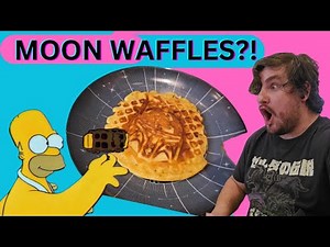 Making Moon Waffles from The Simpsons