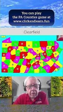 Playing this Game can help you learn all 78 Counties of Pennsylvania!