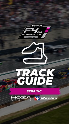 America Series heads to Sebring this week! 🇺🇸 Check out this detailed track guide before you strap in! Prepare smart, race hard. #MOZA #MOZARacing #SimRacing #FIA #iRacing #Esports #F4 #Motorsport #trackguide #tutorial #America #sebring | MOZA Racing