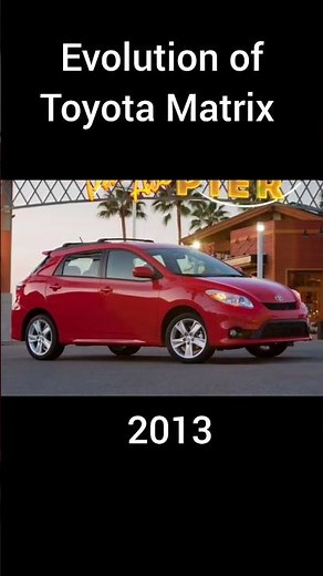 evolution of Toyota Matrix (2003~2023) #viral
