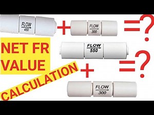 HOW CONNECT TWO FR FOR HIGH GPD RO PUMP & RO MEMBRANE . FR FOR 150 Gpd Ro pump & Ro membrane