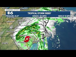 Tracking Debby: Live look at radar and current conditions in Virginia
