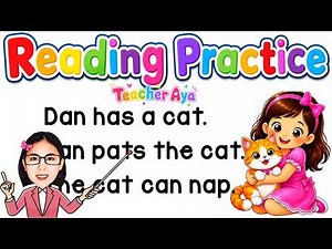Easy Reading Practice for Kids | Grade 1 & Grade 2 | Easy Phonics & Simple Sentences |CVC Sentences