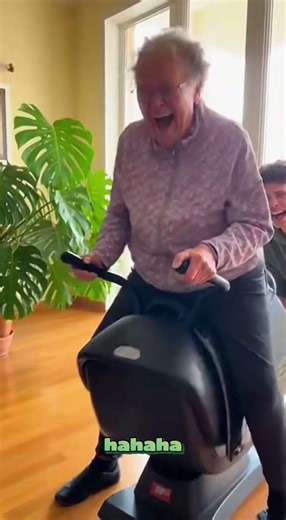 Grandma vs Max Gallop Machine Hilarious Reaction That Turns Terror Into Pure Joy