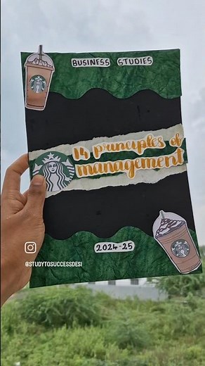 Project on principles of management by Henry fayol with reference to Starbucks #aestheticproject#bs
