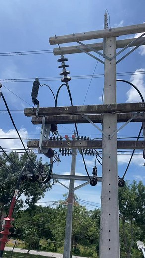Surge arrester failure can result in short circuits. #เปิดการมองเห็นครีเอเตอร์มือใหม่ #จ่าบอย #จ่าบอย | คนรักงาน PM ระบบไฟฟ้า