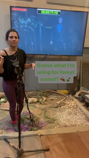 225K views · 33 reactions | Guess the material I’m using to create forest sound? Foley for Superconscious It was a blast working with the supervisor @musictechie13 Director @bananawho #Reelfoleysound #foley #foleyartist #footsteps #hollywood #postproduction #womeninsound #bts #audio #forestfootsteps #forestfoley #forest #superconscious | Reel Foley Sound | Facebook