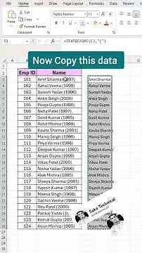 Excel formula || Excel tips and tricks