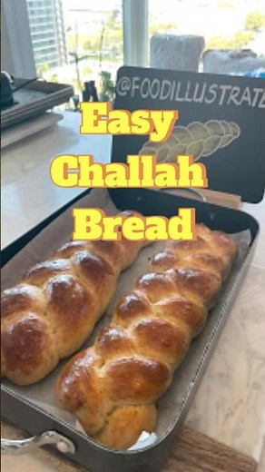 Easy Challah Bread Recipe with 3 Strand Braid