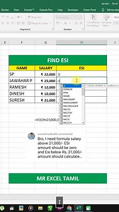  Excel Tip: Calculate ESI for Salaries! If you need to calculate...