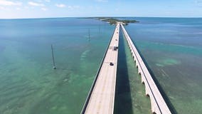 Seven Mile Bridge Aerial View Stock Footage - Video of overseas, mile: 85907718