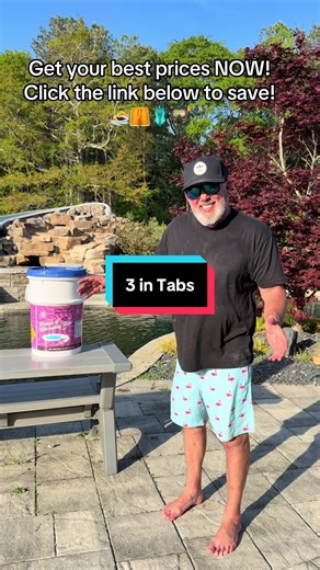 Still fighting cloudy pool water? These 3” trichlor tabs are stabilized, slow-dissolving, and keep your chlorine levels consistent without the hassle. Drop one in and let it work all week. Perfect for anyone tired of wasting money on weak chlorine. #PoolMaintenance #PoolCareTips #SwimmingPoolLife #BackyardUpgrade #SummerPoolReady