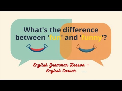 Fun vs Funny — What’s the Difference? | Easy English Lesson