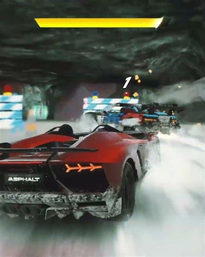 Lamborghini Aventador J Volcano Run 🔥 | Insane Speed in Asphalt 9 Shorts#shorts