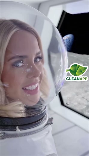 One small step ... with CleanApp #moon #earnmoneyonline #comedy