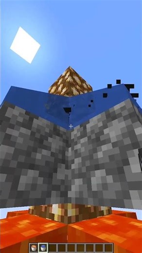 Minecraft BIGGEST Cobblestone Tower HACK 🤯