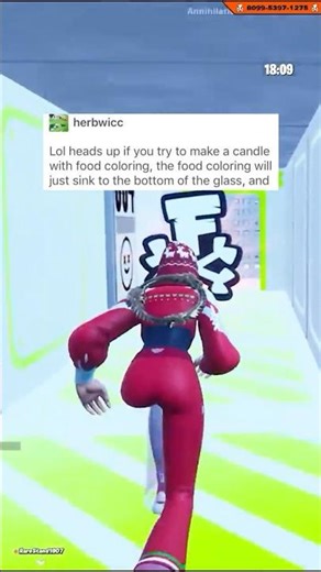 The food coloring candle incident 🕯️