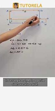 Calculate the Perimeter of Rectangle ABDE Using Geometry #Math #Rectangles #PerimeterOfARectangle