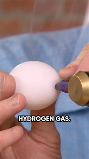 Blowing Up An Egg With Hydrogen... Oh, and don’t try this at home!! For more experiments like this, go to stevespangler.com/experiments!#spangler #science | Steve Spangler