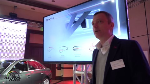 Presentación de diseño interior del Audi A4 2017