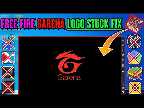 How to Solve Problem Free Fire / Free Fire Max Stuck on Garena logo / Black Screen in Any Emulator