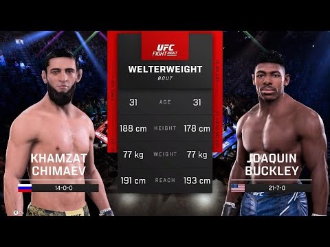 Khamzat Chimaev 🆚 Joaquin Buckley ( Simulation on PS5🥊UFC5 )