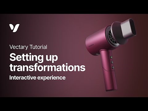 Setting up transformations | Vectary tutorial