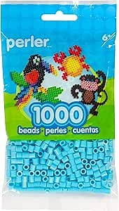 Perler 80-15216 Fuse Beads for Crafts, 1000pcs, Sky Blue