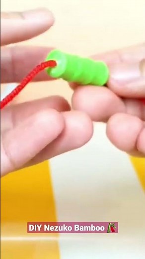 Nezuko Bamboo DIY 🎋 Mini Anime DIYs 🎋 Demon slayer 🎋 Kimetsu no yaiba