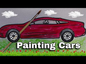 Painting Cars for Kids | Fun and Easy Art Tutorial #kidspainting #carpainting
