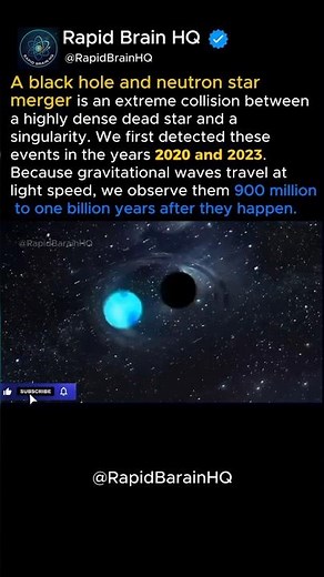 Neutron Star Merger Visualized Einstein Was Right About This #gravitationalwaves #mindblown #space