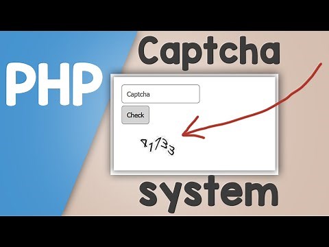 Simple captcha system in PHP + source code | real time image creation | Quick programming tutorial