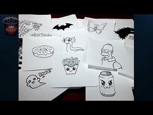 20 EASY and QUICK drawings you must try ! #2