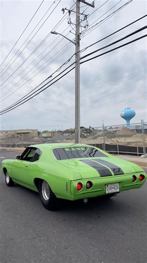1972 Pro Street Chevrolet Chevelle SS Crusin’ Ocean City 🌊 #musclecar #classiccars #prostreet