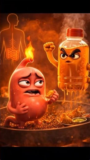 😡🔥 Angry Oil Warning! Stop Reusing Cooking Oil #Shorts