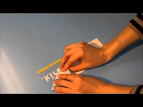 Easy! How to apply cutting sheets [Dry method]