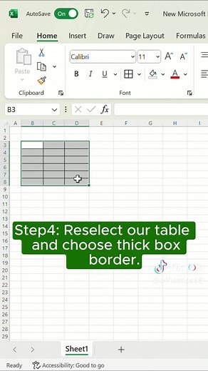 Create a Simple Table in Excel for Beginners