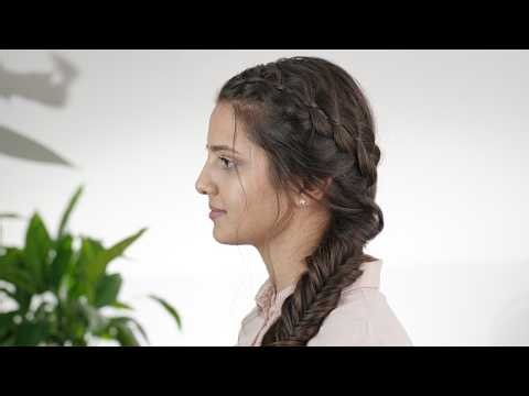 How to: 4 Strand Braid into a Side Fishtail Braid