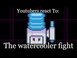 YouTubers react To: The watercooler fight | Deltarune - Chapter 3