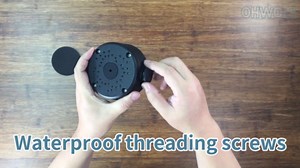 Security Camera Cable Hide Junction Box, Universal Mount for Bullet Cameras, Durable Aluminum Waterproof Housing Boxes for Outdoor Surveillance Camera